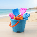 6 Piece Plastic Sand Game Beach Toy Set (Multicolour)