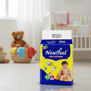 NewFeel Baby Diapers JUMBO PACK of 62 (Large)
