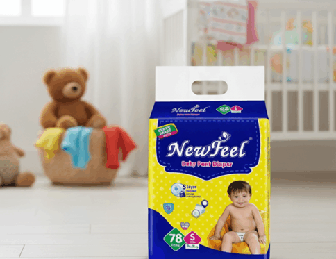 NewFeel Baby Diapers JUMBO PACK of 78 (Small)