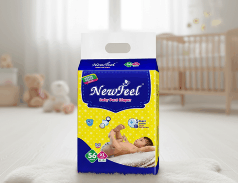 NewFeel Baby Diapers JUMBO PACK of 56 (XL)