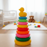 Stacking Ring Toy for Kids (Small with 8 rings)