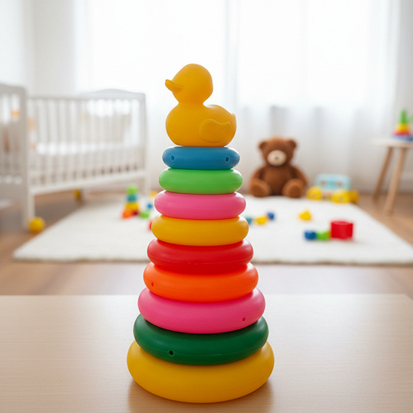 Stacking Ring Toy for Kids (Small with 8 rings)